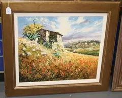 Michael Sanders, Early Summer, Provence, oil on board