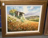 Michael Sanders, Early Summer, Provence, oil on board