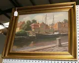 Frederick Wilhelm Svendsen, Frederiksholms Kanal, oil on canvas