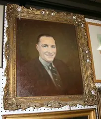 Alfred Egerton Cooper, Head and Shoulders Portrait of a Gentleman, oil on canvas