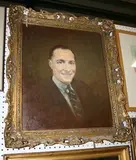 Alfred Egerton Cooper, Head and Shoulders Portrait of a Gentleman, oil on canvas