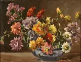 From the Harvest Decoration by Frederica Vincentia Godwin, oil on panel, sold Jan 2013