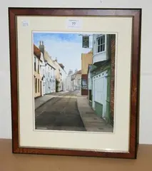 Alan Percy Walker, Middle Street, Deal, Kent, watercolour