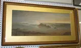 Henry George Hine, Coastal View, probably Dorset, 1869, watercolour