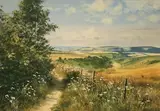 Andrew Dandridge, Towards Arundel from Amberley Mount