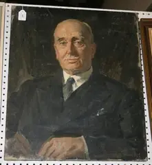 R.G. Eves, Bust Length Portrait of a Gentleman, 1940, oil on canvas