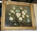Cynthia Montefiore, Still Life Study of Roses, oil on panel