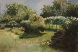 Howard Morgan, Heatherfield III, watercolour