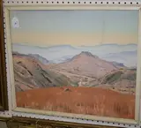 Veronica Burleigh, Portuguese East, from Inyanga, oil on board