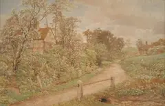 Tom Hunn, Thorncombe, Surrey, watercolour