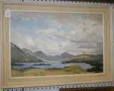 Jack Merriott, Welsh Landscape View, oil on canvas