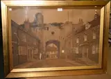 James Lawson Stewart, Old Gateway, Rye, Sussex, watercolour