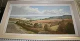 David Mead, Bury Hill, oil on hardboard