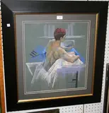 Sonia Walton, Study of a Nude viewed from behind, 2000, pastel