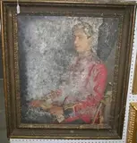 Hugh Micklem, Trevor Dawson... Scots Guard, oil on canvas