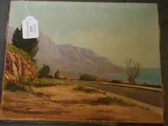 Reginald A. Grattan, South African Landscape, oil on canvas