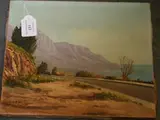 Reginald A. Grattan, South African Landscape, oil on canvas