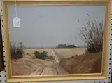 Marcus Ford, Figure walking a Dog on a Country Path