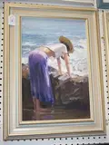 Nicholas St John Rosse, Looking into the Sea, oil on board