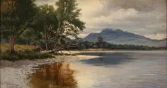 William Adam, Loch Maree, 1886, oil on canvas