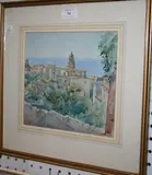 E. Guy Dawker, Amalfi' (View of the Italian Coastal Town), 1927, watercolour