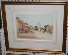 E.W. Morgan, Pinner, Middlesex, watercolour