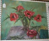 Ernest Knight, Californian Poppies, oil on canvas