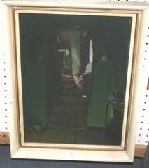 Stanley Vickerman, The Cellar, oil on panel