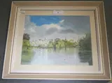 Aubrey Sykes, Across St. James's Park, London, watercolour and ink