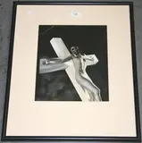 Horace Roye, Tomorrow's Crucifixion, black and white photograph with hand finishing