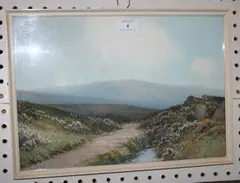 R.D. Sherrin, West Country Views, a pair of watercolours with gouache