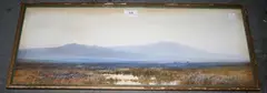 F.J. Widgery, Moorland View, 1904, watercolour with gouache