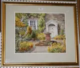 Freda Wright, Bosvigo Gardens, Truro, watercolour