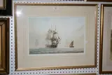 David G. Bell, H.M.S. Agamemnon' (Study of the Sailing Ship), watercolour