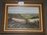 Maurice Braley, Arun Valley from South Stoke, oil on canvas laid on board