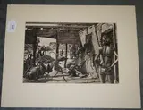 James Newton, Last Woman' (Science Fiction Scene with Woman and Monster Ants), pen, ink and wash