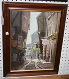 Anne Baker, The Shambles, York, oil on canvas