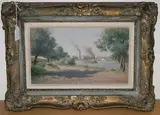 C.B. Farrar, The River at Hammersmith, oil on board