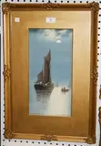 John Maurice Hosking, Toilers of the Sea' and 'In the Still Night, a pair of watercolours with gouache
