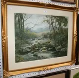 Tom Clough, The Mountain Stream, Glan Conway, watercolour