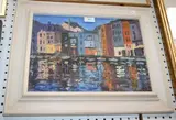 H. Fox, Honfleur, 1999, oil on board
