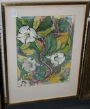 Mary Bateman, Still Life Study of Flowers, early/mid-20th Century pencil and watercolour