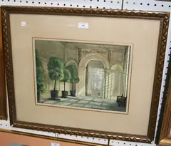 Molly Yarrow, The Orangery, Kensington Gardens, watercolour