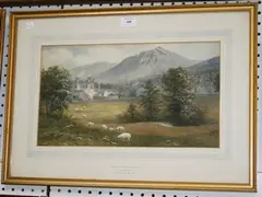 John Pearson, The Village of Boot, Cumberland, watercolour