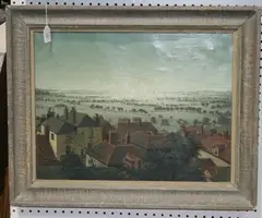 Ralph Ellis, Mist over the South Marshes, oil on canvas