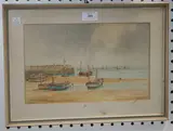 W.S. Tomkin, St Ives, 1936, watercolour