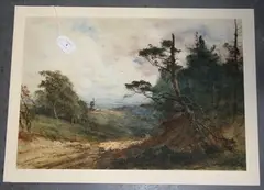 Frederick Hines, Reigate Heath, Surrey, watercolour
