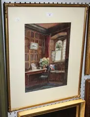 Gracie Day, Prince Rupert's Room, St Johns, Oxford, watercolour