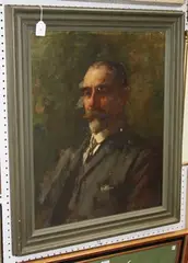Henrietta Rae, Portrait of William A. Sandinge, 1909, oil on canvas
