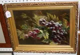 Frans Hals, Study of a Fruiting Vine, oil on board